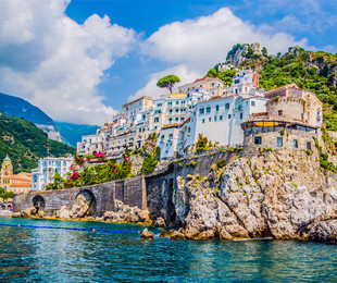 Амальфитанское побережье из Пестума - Cilento Coast, Italy